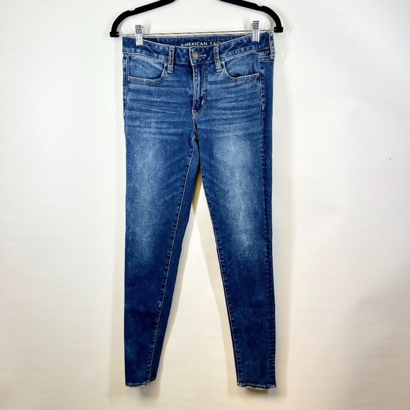American Eagle Outfitters Denim - American Eagle Women's Blue 360 Ne(x)t Level Jegging Size 6 Long